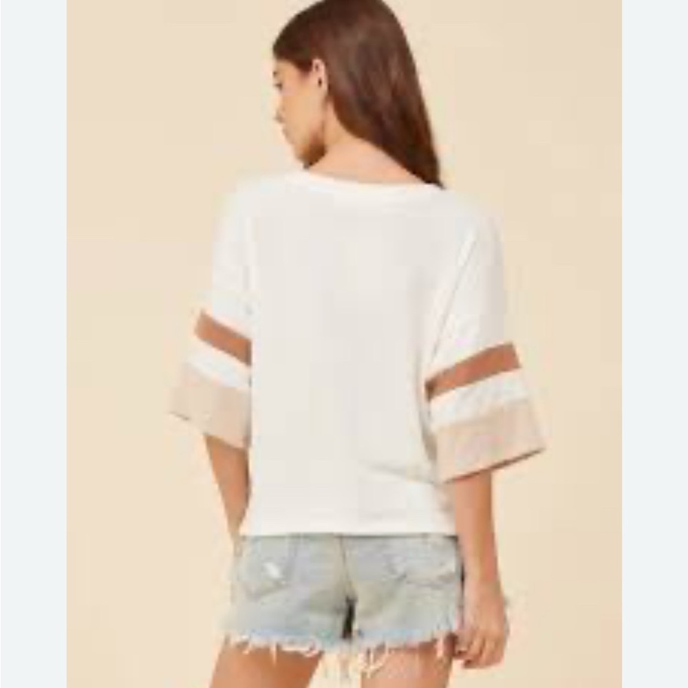Vintage Havana White Boxy Short Sleeve Tee